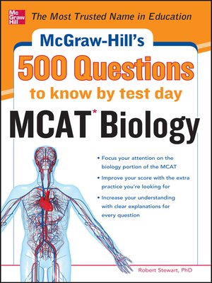 cover image of McGraw-Hill's 500 MCAT Biology Questions to Know by Test Day